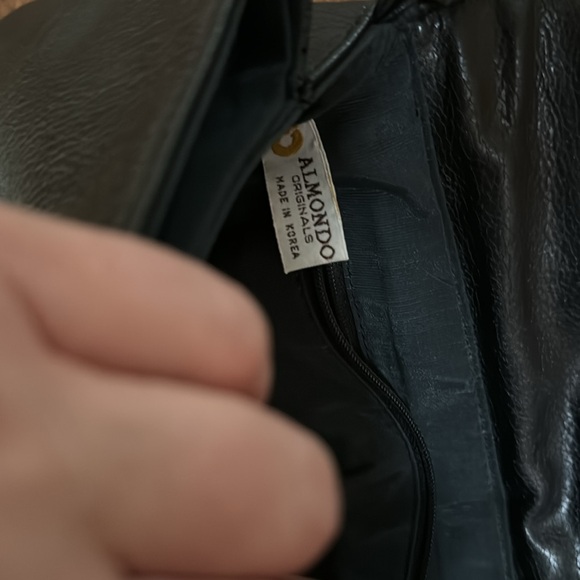 Women’s Almondo Originals Black Clutch with Snap Closure - Picture 4 of 8